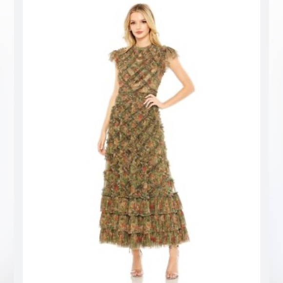 👗🌸👗Mac Duggal dress size 10 lke New - Picture 2 of 6